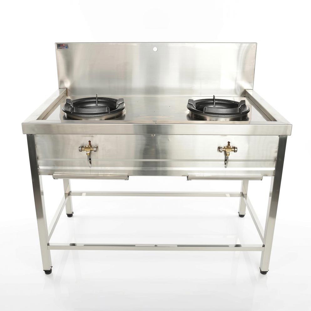 Two burner commercial cooker