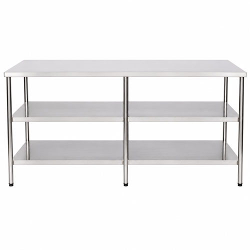 Stainless steel work table